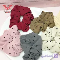 کش مو اسکرانچی ساتن پلنگی K93