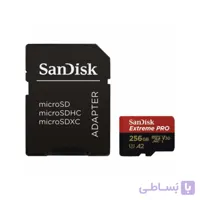کارت حافظه میکرو سن دیسک SanDisk 256GB Extreme PRO microSD 200MB/s