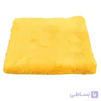 دستمال مایکروفایبر دیتیلینگ لهستانی زرد 40×40 سانتی‌متر