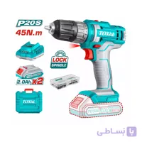 دریل شارژی 20 ولت صنعتی توتال مدل TDLI200528