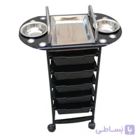 ترولی آرایشگاهی سرفلزی