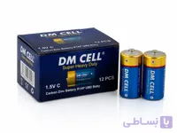 باتری سایز C دی ام سل DM CELL مدل Super Heavy Duty | باتری 1.5 ولت بسته دو عددی