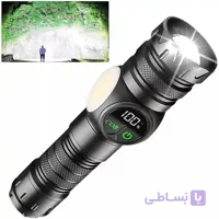 چراغ قوه شارژی زوم دار بدنه فلزی بغل COB رویلانگ RUiLANG مدل S2305