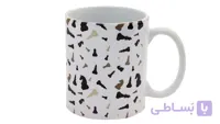 ماگ شطرنجی کد F؛ طرح مهره های شطرنج