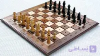 صفحه شطرنج نابینایان چوبی