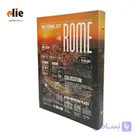 دفتر کلاسوری 100 برگ پیل طرح Rome