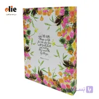 دفتر کلاسور 100 برگ پیل طرح Flow4