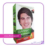 کیت رنگ موی بدون آمونیاک آقایان گارنیک شماره ۲-حاوی روغن آرگان و زیتون