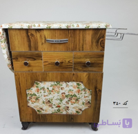 میز اتو و چرخ خیاطی کد 350