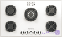 اجاق گاز رومیزی السا استیل مدل g552w