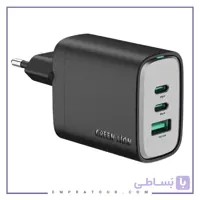 شارژر دیواری 65 وات گرین لاین Green Lion GNS65W2CAEUBK