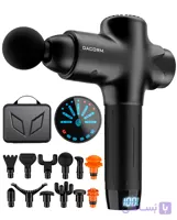 ماساژور تفنگی حرفه‌ای (Massage Gun) با ۱۲ سری قابل تعویض