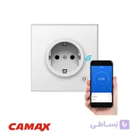 پریز برق آرت دار هوشمند کامکث همراه با شارژر تایپ سی 20 وات
