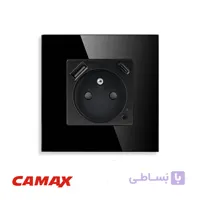 پریز برق آرت دار کامکث با شارژر تایپ سی 10 وات
