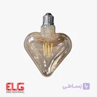 لامپ فیلامنتی دکوراتیو مدل قلبی 6 وات پایه E27