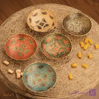 کاسه برنجی آنتیک مدل یاسمن