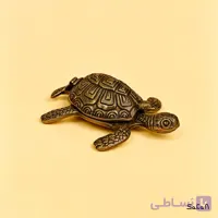 زیرسیگاری برنجی مدل لاک پشت در دار