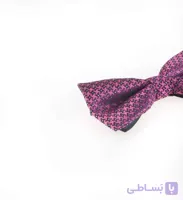 پاپیون ساده مردانه ساتن رنگ بنفش BT1078
