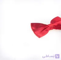 پاپیون مردانه ساده ساتن رنگ قرمز BT1058
