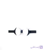 پاپیون دیاموند مردانه overleft سفید-مشکی BT1016