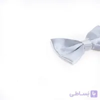 پاپیون ساده مردانه ساتن رنگ طوسی BT1069