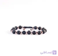 دستبند سنگی نگین دار مردانه PM1008
