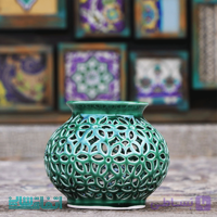 گلدان تمام مشبک سفید سایز بزرگ