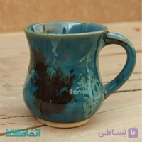 لیوان کمر باریک سفالی