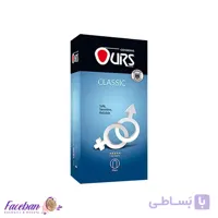 کاندوم ساده اورز OURS مدل Classic بسته 12 عددی