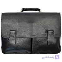 کیف اداری یک طبله چرم دو قفل LB429