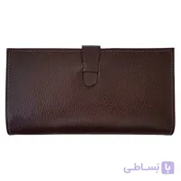 کیف پول چرم مردانه زبانه دار مدل WT219