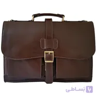 کیف چرم مردانه اداری سگکدار LB423