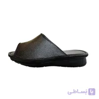 دمپایی چرم مردانه مدل یازلیخ – زیره پی یو، کف طبی، دوخت کلارک