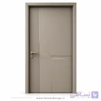 درب اتاق مدرن رنگ بژ کد 30555