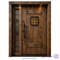 درب ضد سرقت یک و نیم لنگه روستیک سایز 140*220 کد 30500