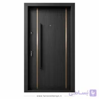 درب ضد سرقت مدرن استیل خور شیاری سایز 120*220 کد 30508