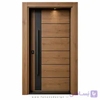 درب مدرن ضد سرقت با طراحی مینممال سایز 120*220 کد 30515