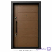 درب ضد سرقت روکش گردو مدرن سایز 120*220 کد 30507