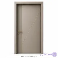 درب اتاق مدرن رنگ بژ کد 30554