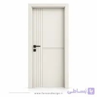 درب اتاق خواب سفید استخوانی کد 30551