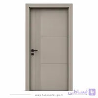 درب اتاقی ساده با رنگ بژ کد 30547