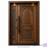 درب ضد سرقت سنتی سبک عربی سایز 140*220 کد 30501