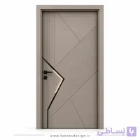 درب اتاق مدرن رنگ بژ کد 30539
