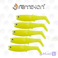 طعمه ماهیگیری لور ماهی ژله ای رمیکسون زرد ۱۰ سانتی بسته ۵ عددی Remixon Buster Shad 10cm Color Yellow