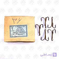 قلاب سه شاخ موستاد برنز سایز 2/0 بسته ۵ عددی MUSTAD Hameçons Triples HOOKS 555A