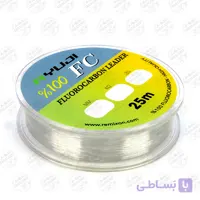 نخ ریسه ماهیگیری ریوجی فلوروکربن ۲۵ متر سایز ۰.۱۴ RYUJI FC FLUOROCARBON
