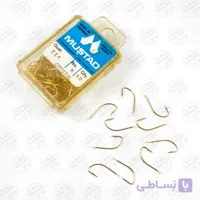 قلاب موستاد Mustad طلایی نروژ 224 سایز 4 بسته 10 عددی