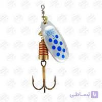 لانسه ماهیگیری مپسو نقره ای خال آبی ۶.۵ گرم سایز ۳ MAPSO Orión 3 Plata