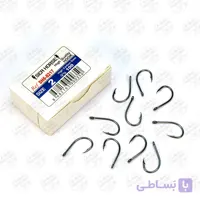 قلاب استیل مشکی سی هورس سایز۴/۰ بسته۱۰عددی SEA HORSE SH6-8217 SIZE 4/0