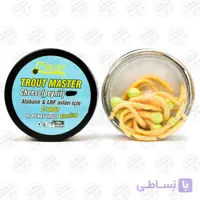 طعمه مصنوعی دم موشی شناور سفید-زرد طعم دار(پنیر) رنات بیت بسته ۱۵ عددی,Renat Baits Tailed Trout Master